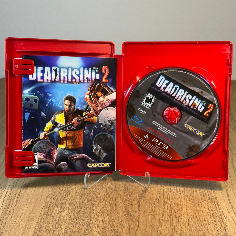 Capcom Dead Rising 2 PS3 One Size Red Good Greatest Hits Action Horror Game - Picture 2 of 4